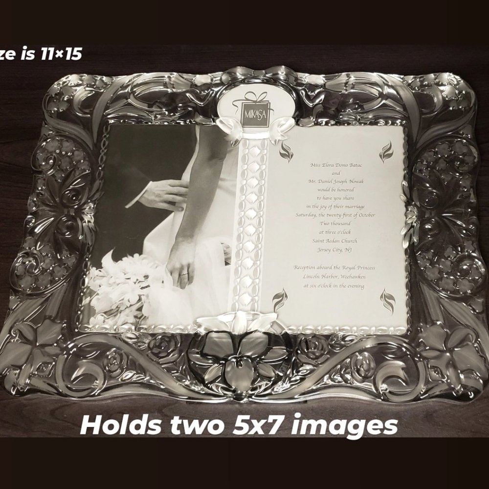 Mikasa Crystal Wedding Frame